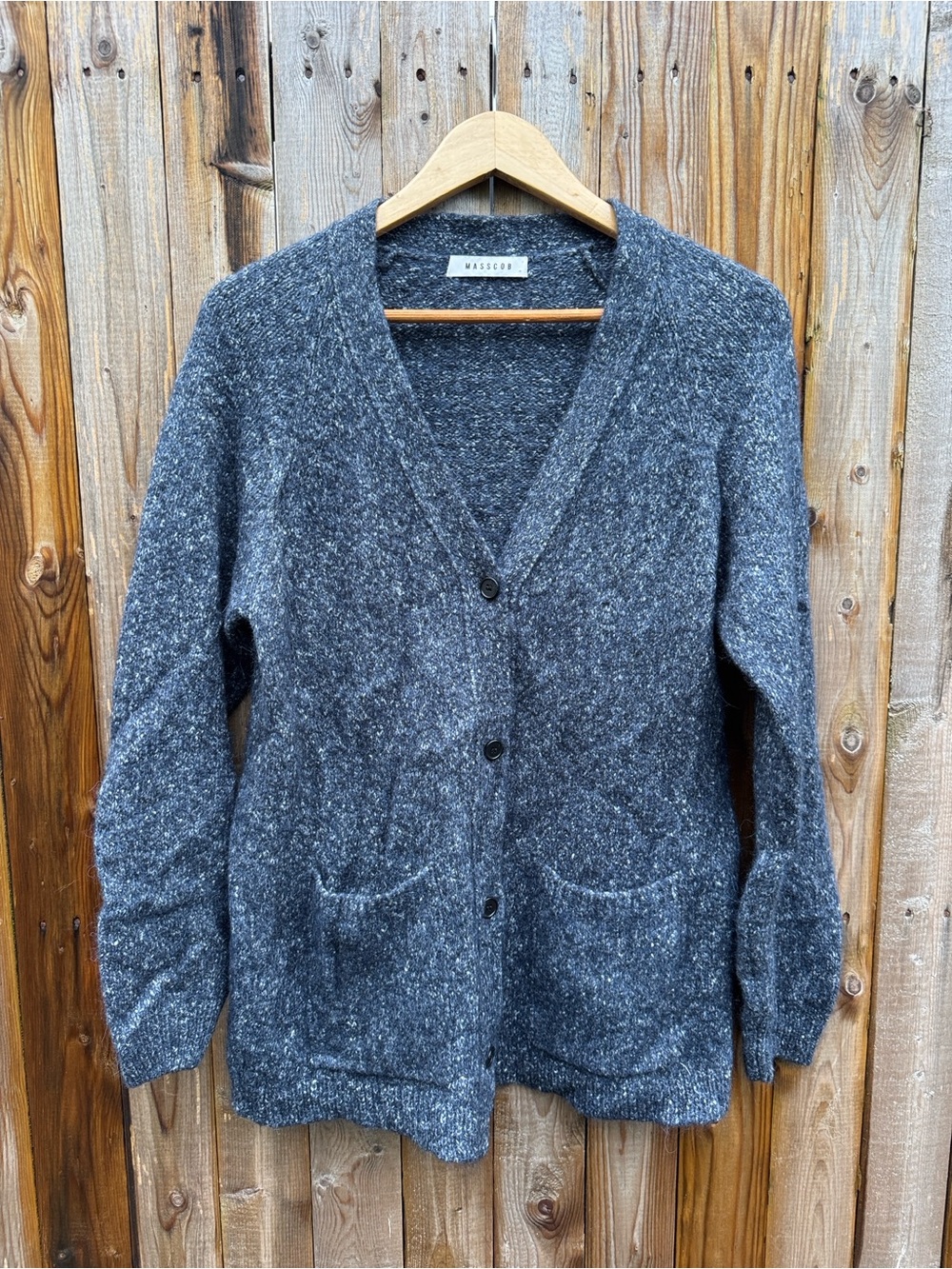 Masscob alpaca blend Button Cardigan Sweater